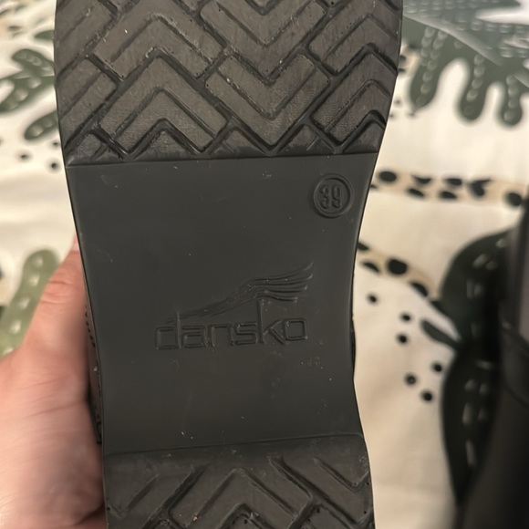 Dansko Black Leather Clogs - Picture 9 of 9